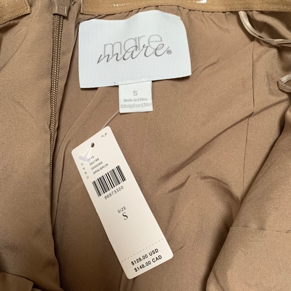 NWT Mare Mare x Anthropologie strapless peplum top - Picture 13 of 14